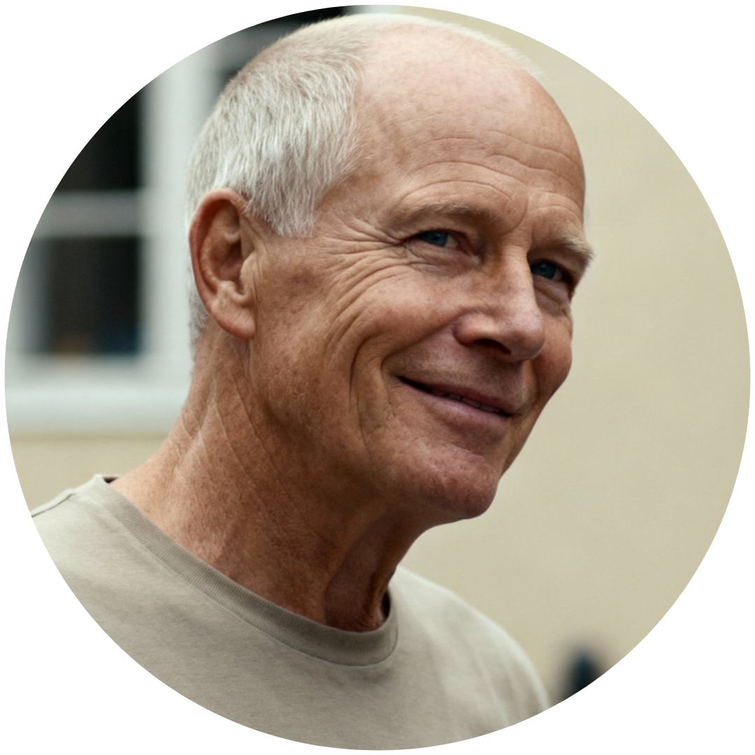Bruno customer testimonial portrait senior man