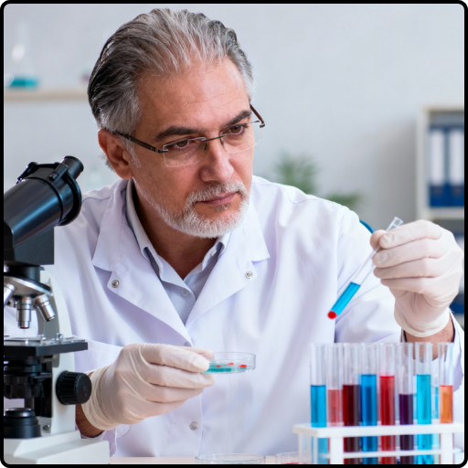 Scientific research concept representing Bruno formulation process